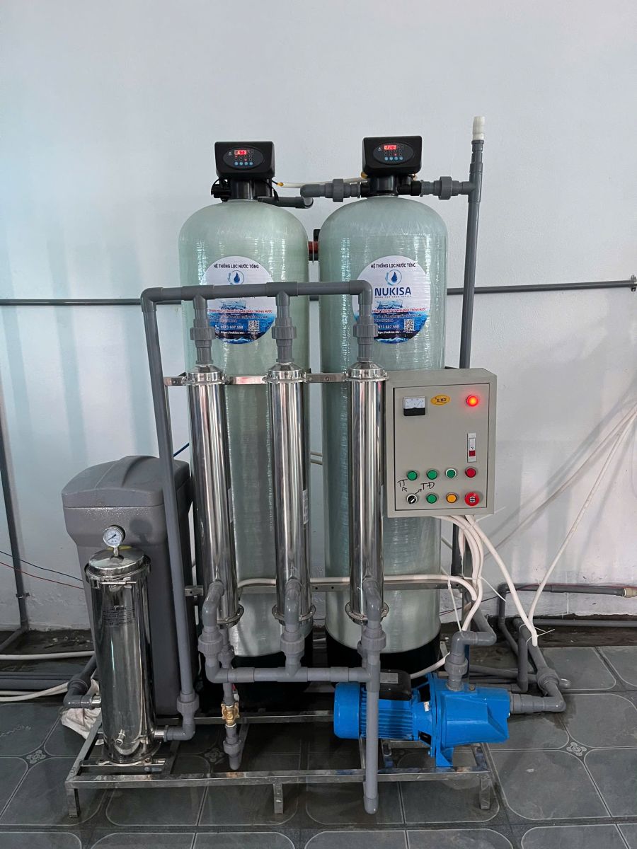 Đầu năm khởi đầu thuận lợi, Nukisa bàn giao bộ lọc 2 cột van tự động cho gia đình anh Bắc x11 Diễn Thịnh