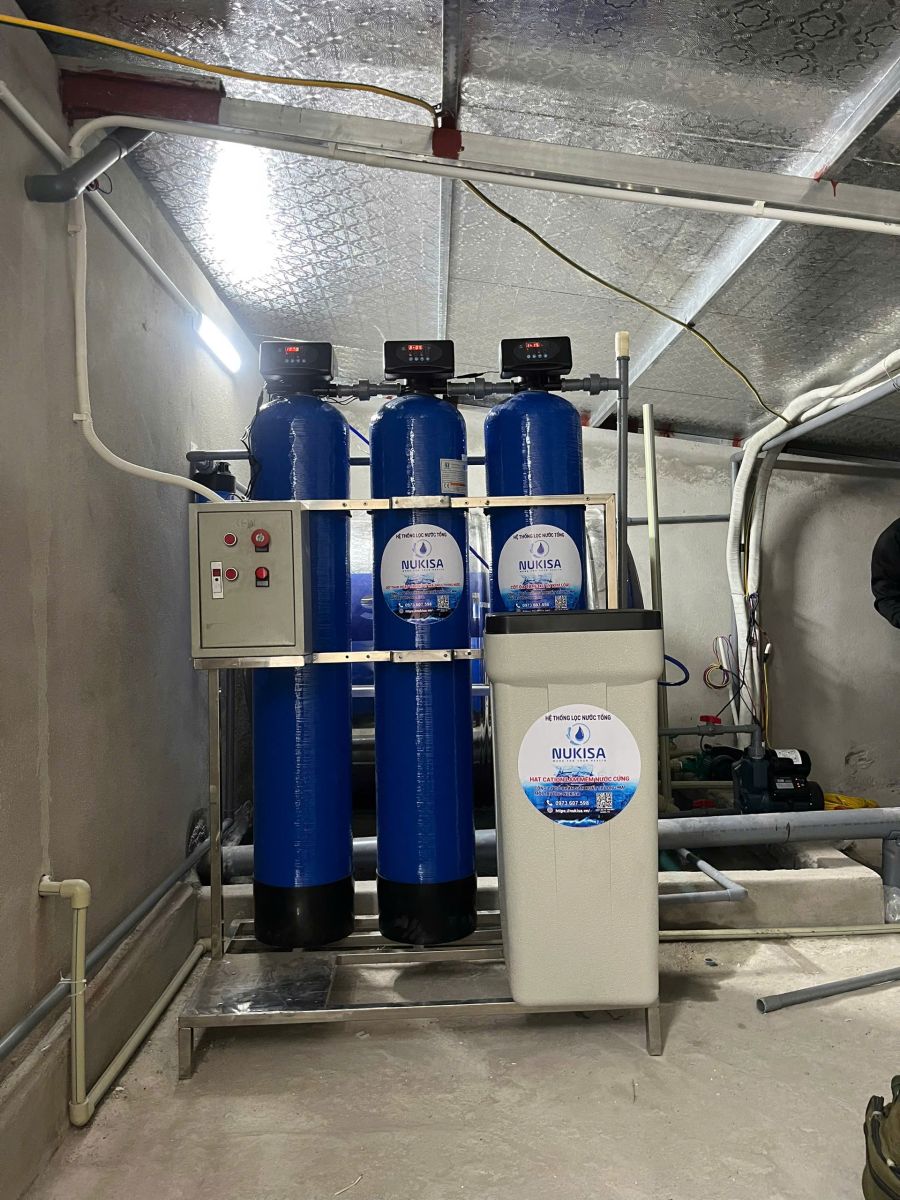 Nukisa Bàn Giao Hệ Thống Lọc Tổng 3 Cột Cho Gia Đình Anh Trường – Thị Trấn Diễn Châu